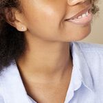 Boucles D'oreilles Puces Fatiana Or Blanc Diamant - Clous d'oreilles Femme | Histoire d&rsquo;Or