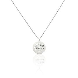 Collier Acier Blanc Ganet - Colliers fantaisie Femme | Histoire d’Or