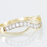 Bague Mounira Or Jaune Oxyde De Zirconium - Bagues avec pierre Femme | Histoire d&rsquo;Or