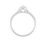 Bague Solitaire Karen Or Blanc Diamant - Bagues solitaires Femme | Histoire d&rsquo;Or