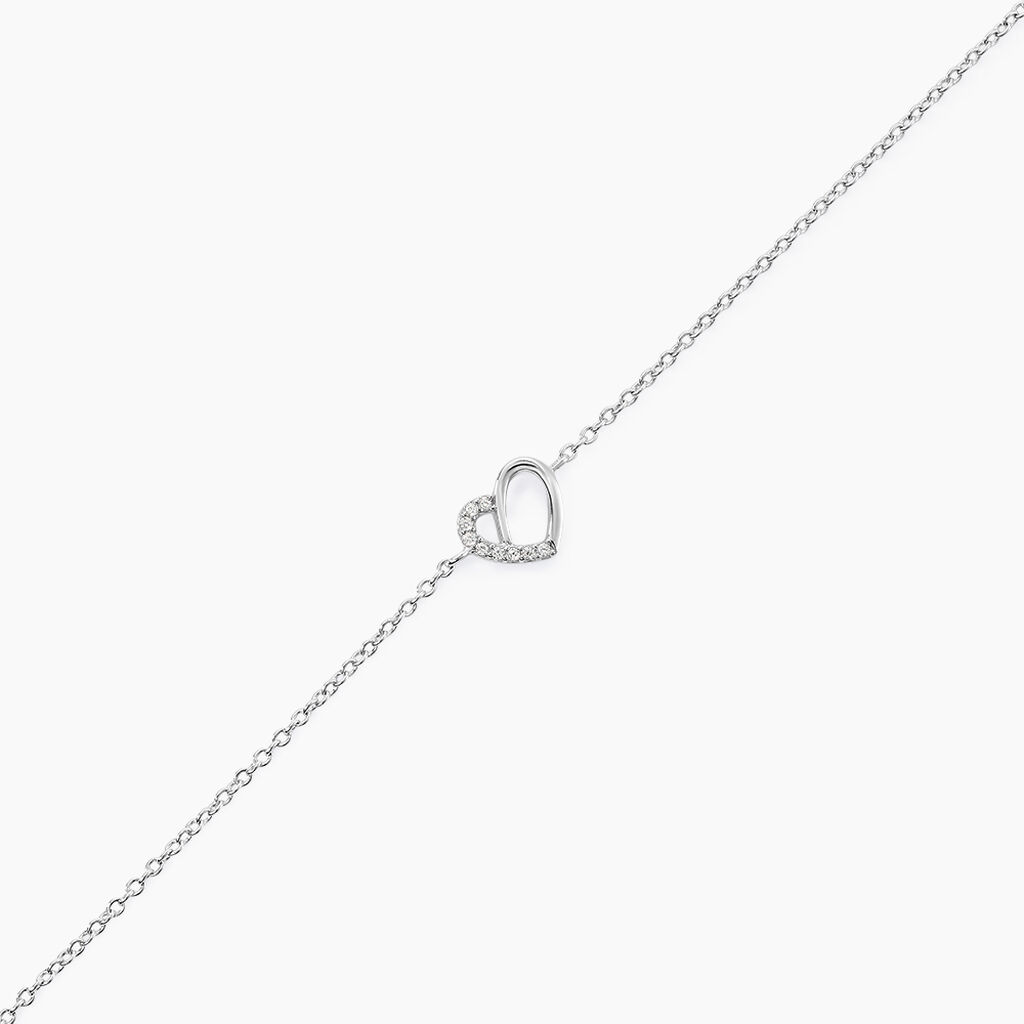 Bracelet Dorthea Argent Blanc Oxyde De Zirconium - Bracelets Femme | Histoire d’Or