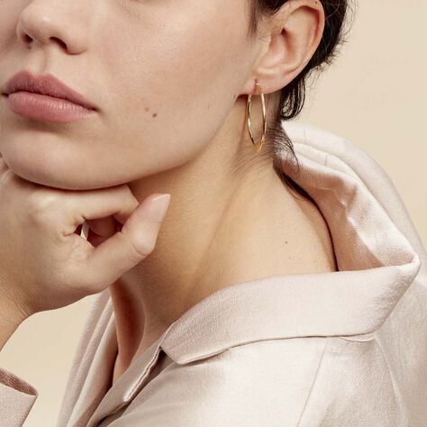 Créoles Verania Or Jaune - Boucles d'oreilles créoles Femme | Histoire d’Or