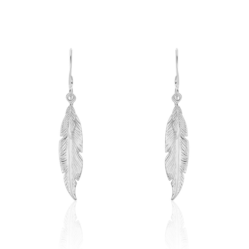 Boucles D'oreilles Pendantes Violka Argent Blanc - Boucles d'oreilles fantaisie Femme | Histoire d’Or