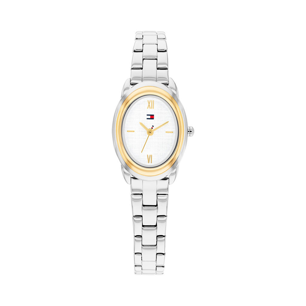 Montre Tommy Hilfiger Demi Oval Argent&eacute; - Montres Femme | Histoire d&rsquo;Or