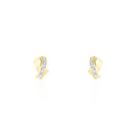 Demi Créoles Griselidis Or Jaune  Oxyde - Boucles d'oreilles créoles Femme | Histoire d’Or