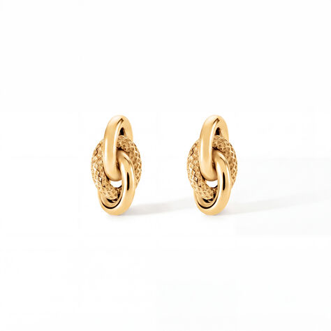 Boucles D'Oreilles Puces Niko Or Jaune - Clous d'oreilles Femme | Histoire d&rsquo;Or