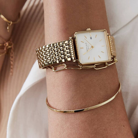 Montre Rosefield The Boxy Blanc - Montres Femme | Histoire d’Or