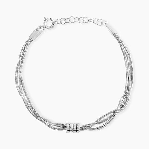 Bracelet Amaryllis Argent Blanc - Bracelets Femme | Histoire d’Or