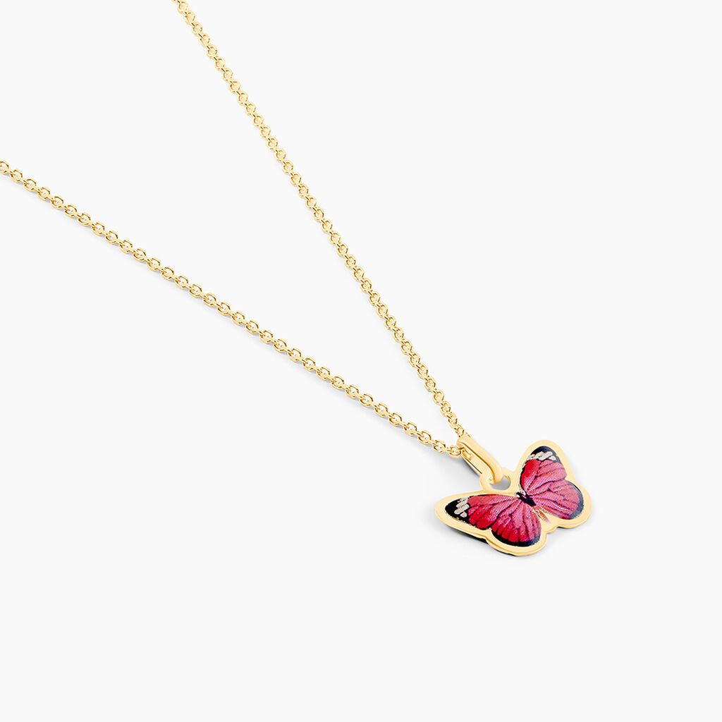 Collier Sulivia Papillon Or Jaune - Colliers Enfant | Histoire d’Or
