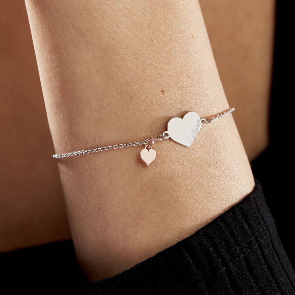 Bracelet Iella Argent Bicolore - Bracelets Femme | Histoire d’Or
