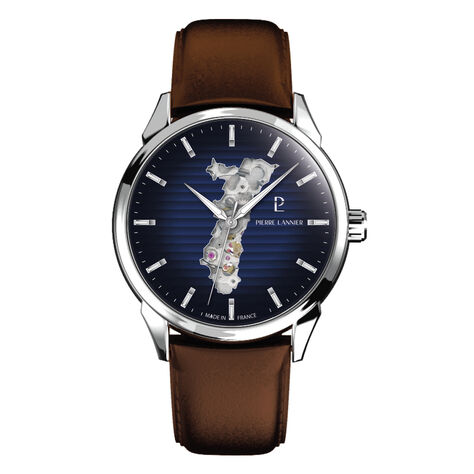 Montre Pierre Lannier Monarck Bleu - Montres Homme | Histoire d’Or