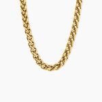 Collier Manolia Acier Jaune - Bijoux sans pierre Femme | Histoire d&rsquo;Or
