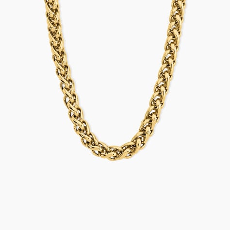 Collier Manolia Acier Jaune - Bijoux sans pierre Femme | Histoire d&rsquo;Or