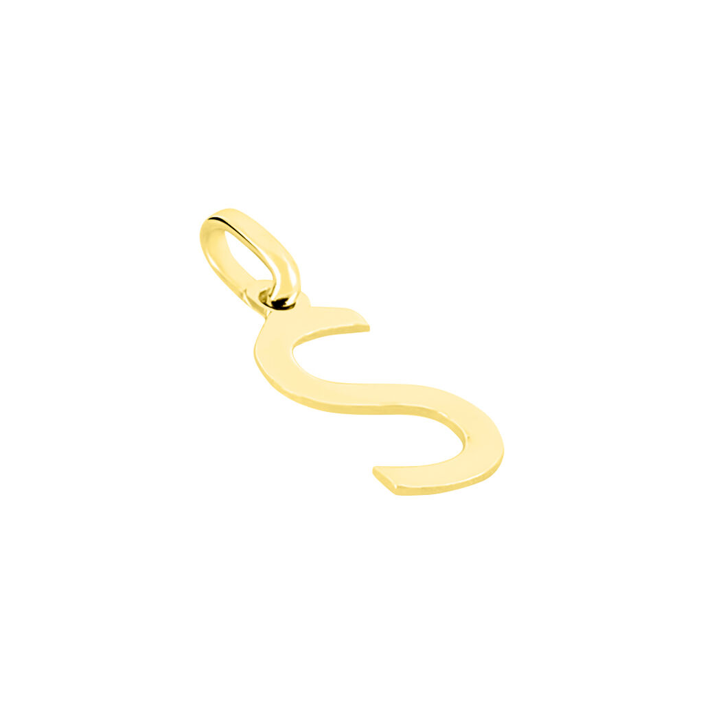 Pendentif Ionia Lettre Or Jaune - Pendentifs Famille | Histoire d’Or