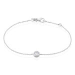 Bracelet Abha Argent Blanc Oxyde De Zirconium - Bracelets Femme | Histoire d&rsquo;Or