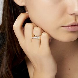 Bague Rosabella Or Tricolore Diamant - Bagues avec pierre Femme | Histoire d’Or