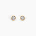 Boucles D'oreilles Puces Mon 1er Diamant Or Jaune Diamant - Clous d'oreilles Femme | Histoire d’Or