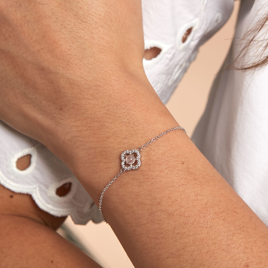 Bracelet Dally Argent Blanc Quartz Oxyde De Zirconium - Bracelets Femme | Histoire d’Or