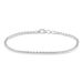 Bracelet Jayna Maille Palmier Or Blanc - Bracelets chaîne Femme | Histoire d’Or