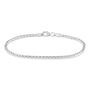 Bracelet Jayna Maille Palmier Or Blanc