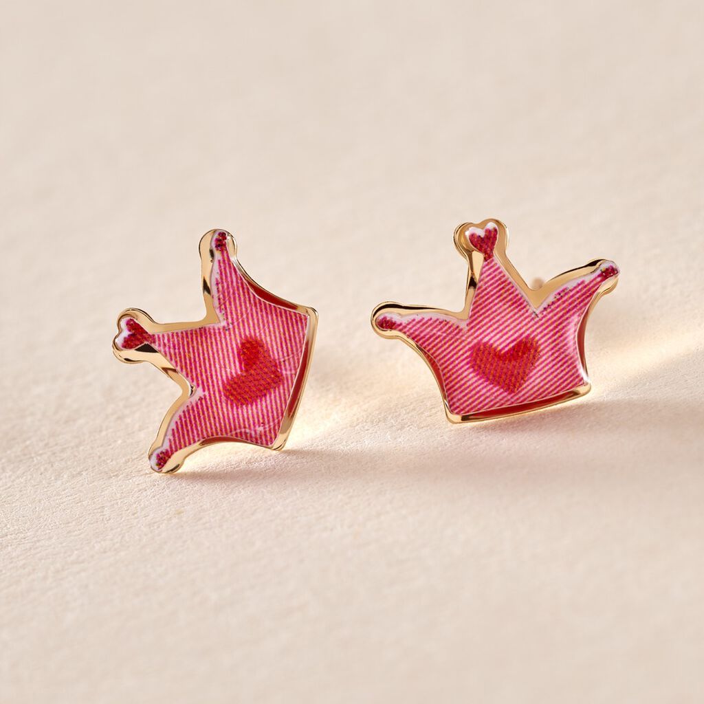 Boucles D'oreilles Puces Quinn Or Jaune - Clous d'oreilles Enfant | Histoire d&rsquo;Or