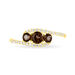 Bague Chloe Or Jaune Quartz Et Oxyde De Zirconium - Bagues solitaires Femme | Histoire d’Or