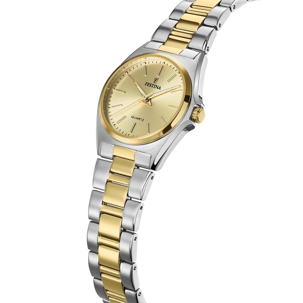 Montres Festina F20556/3 Acier Boucle déployante simple Blanc Ronde -  HIMFBQC1650 • Histoire d'Or