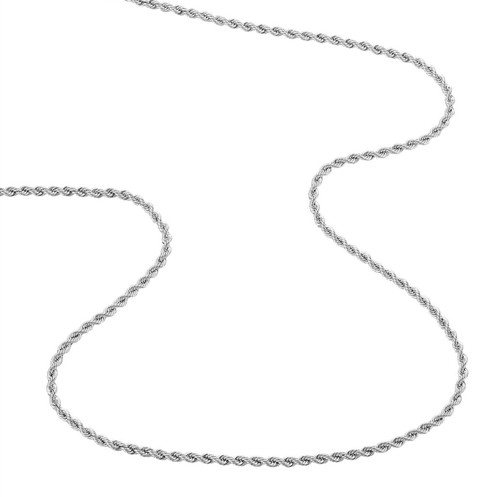 Collier Jerry Maille Corde Or Blanc - Chaines Femme | Histoire d’Or