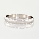 Alliance Maturina Demi Jonc Classique Or Blanc - Alliances Unisex | Histoire d&rsquo;Or