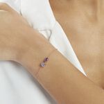 Bracelet Argent Rose Brenna Oxyde De Zirconium - Bracelets Femme | Histoire d&rsquo;Or