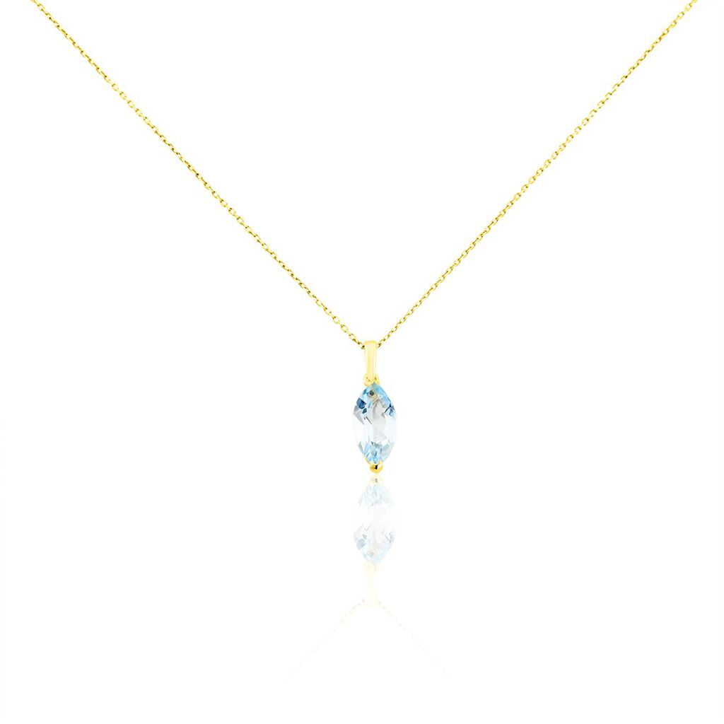 Collier Or Jaune Raquel Topaze - Colliers Femme | Histoire d&rsquo;Or