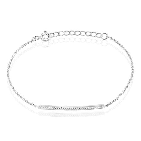 Bracelet Judith Argent Blanc Oxyde De Zirconium - Bracelets Femme | Histoire d&rsquo;Or
