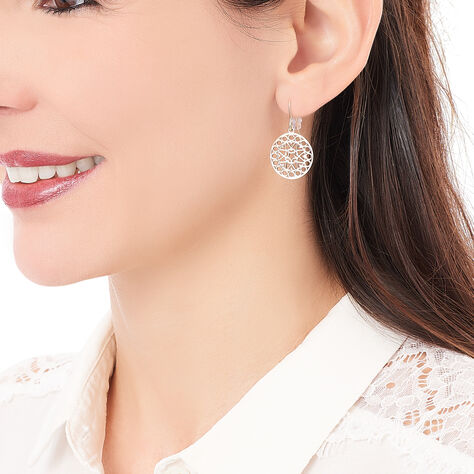 Boucles D'oreilles Pendantes Celso Plaqué Or Jaune - Boucles d'oreilles fantaisie Femme | Histoire d’Or