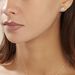 Boucles D'oreilles Puces Rosangela Or Bicolore Diamant Blanc - Clous d'oreilles Femme | Histoire d’Or