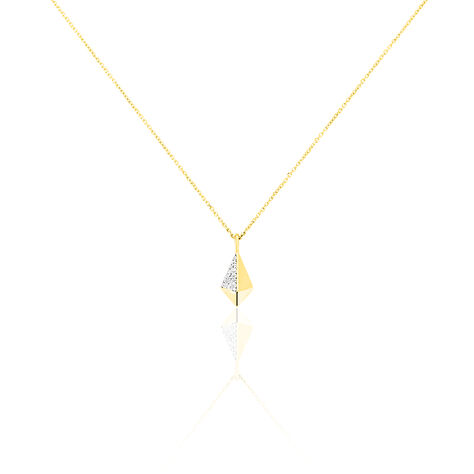 Collier Lizia Or Jaune Diamant - Colliers Femme | Histoire d’Or