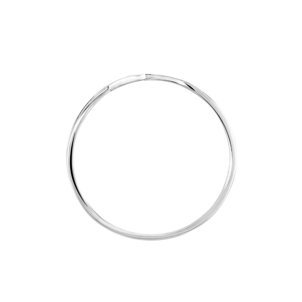 Bague Or Blanc Aatto Diamants - Bagues avec pierre Femme | Histoire d’Or