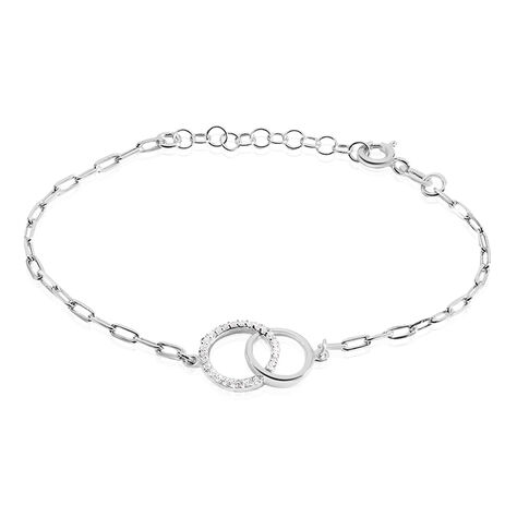 Bracelet Isabel Argent Blanc Oxyde De Zirconium - Bracelets Femme | Histoire d’Or