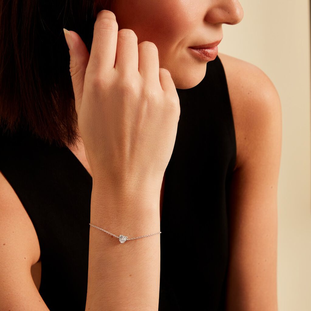 Bracelet Argent Schull Oxyde De Zirconium - Bracelets Femme | Histoire d’Or
