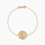 Bracelet Hugolin Plaqu&eacute; Or Aventurine - Bracelets Femme | Histoire d&rsquo;Or