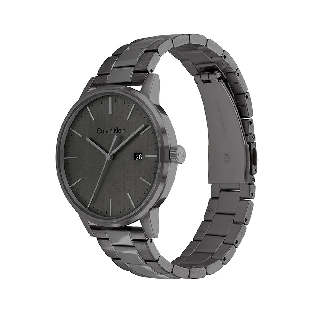Montre Calvin Klein Linked Bracelet Gris - Montres Homme | Histoire d&rsquo;Or