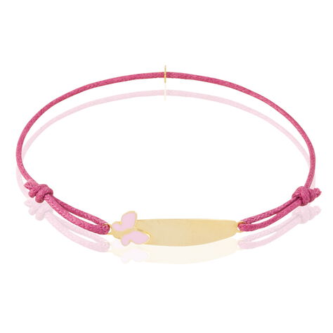 Bracelet Identité Helee Papillon Or Jaune - Cadeaux de naissance Enfant | Histoire d’Or