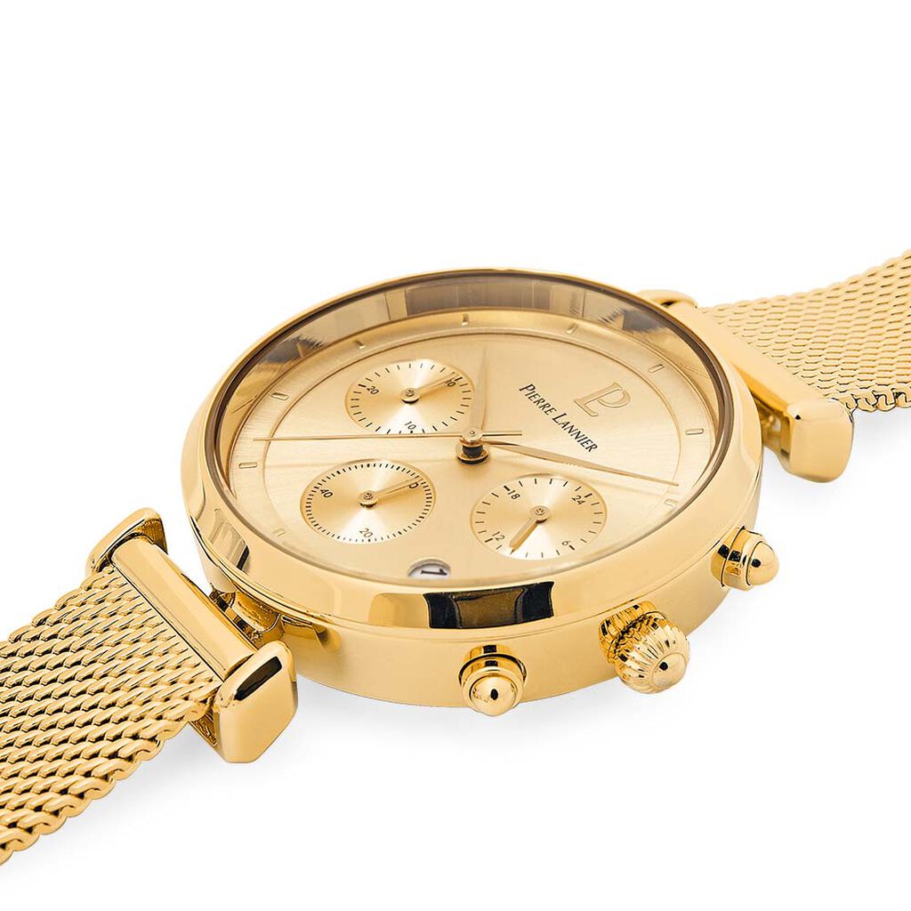 Montre Pierre Lannier Lutecia Doré - Montres Femme | Histoire d’Or