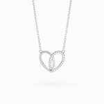 Collier Guilia Argent Blanc Oxyde De Zirconium - Colliers fantaisie Femme | Histoire d&rsquo;Or