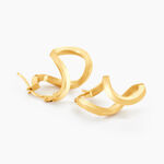 Cr&eacute;oles Helmine Or Jaune - Boucles d'oreilles cr&eacute;oles Femme | Histoire d&rsquo;Or