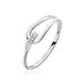 Bague Cyranna Or Blanc Diamant - Bagues avec pierre Femme | Histoire d’Or