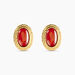 Boucles D'Oreilles Puces Marinella Acier Jaune Agate - Boucles d'oreilles fantaisie Femme | Histoire d’Or