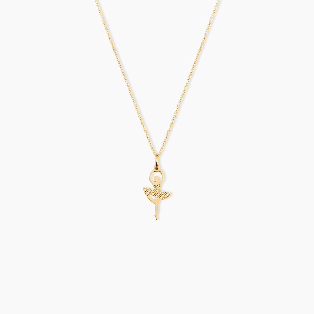 Pendentif Gabinia Danceuse Or Jaune - Pendentifs Famille | Histoire d&rsquo;Or
