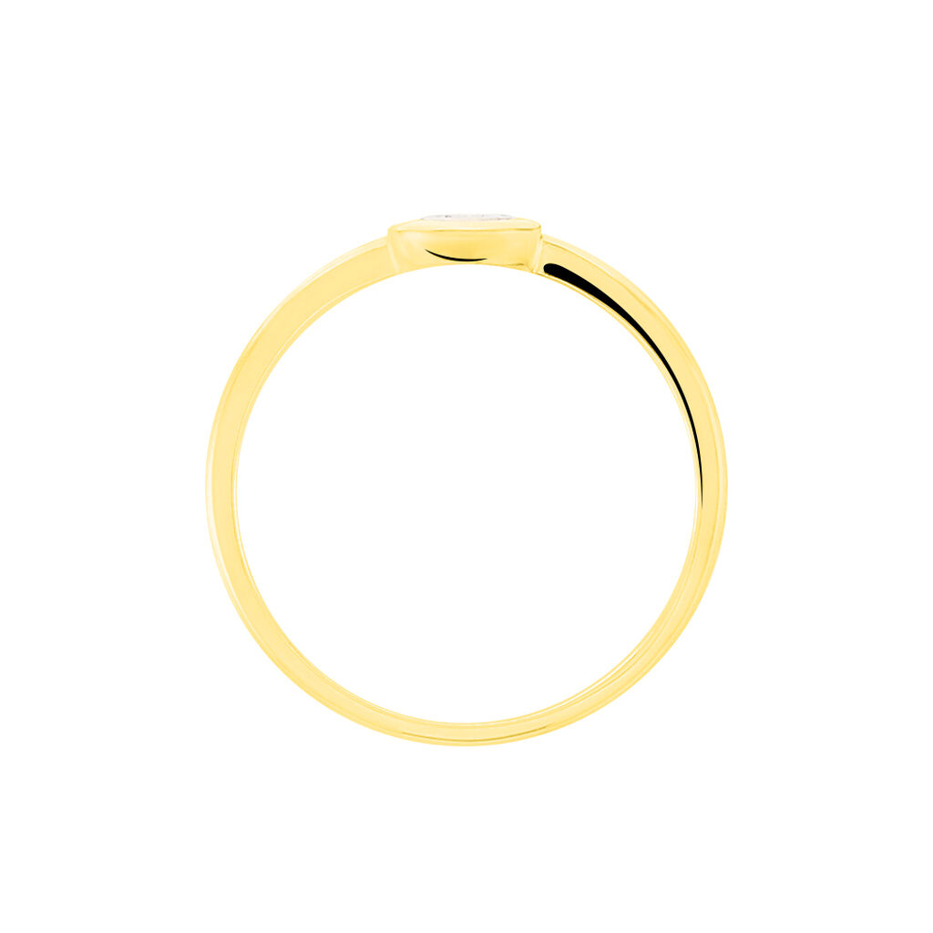 Bague Fidelia Or Jaune Diamant - Bagues solitaires Femme | Histoire d’Or