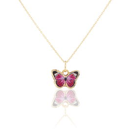 Collier Sulivia Papillon Or Jaune - Colliers Enfant | Histoire d’Or
