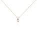 Collier Alicea Or Rose Diamant - Colliers Femme | Histoire d’Or